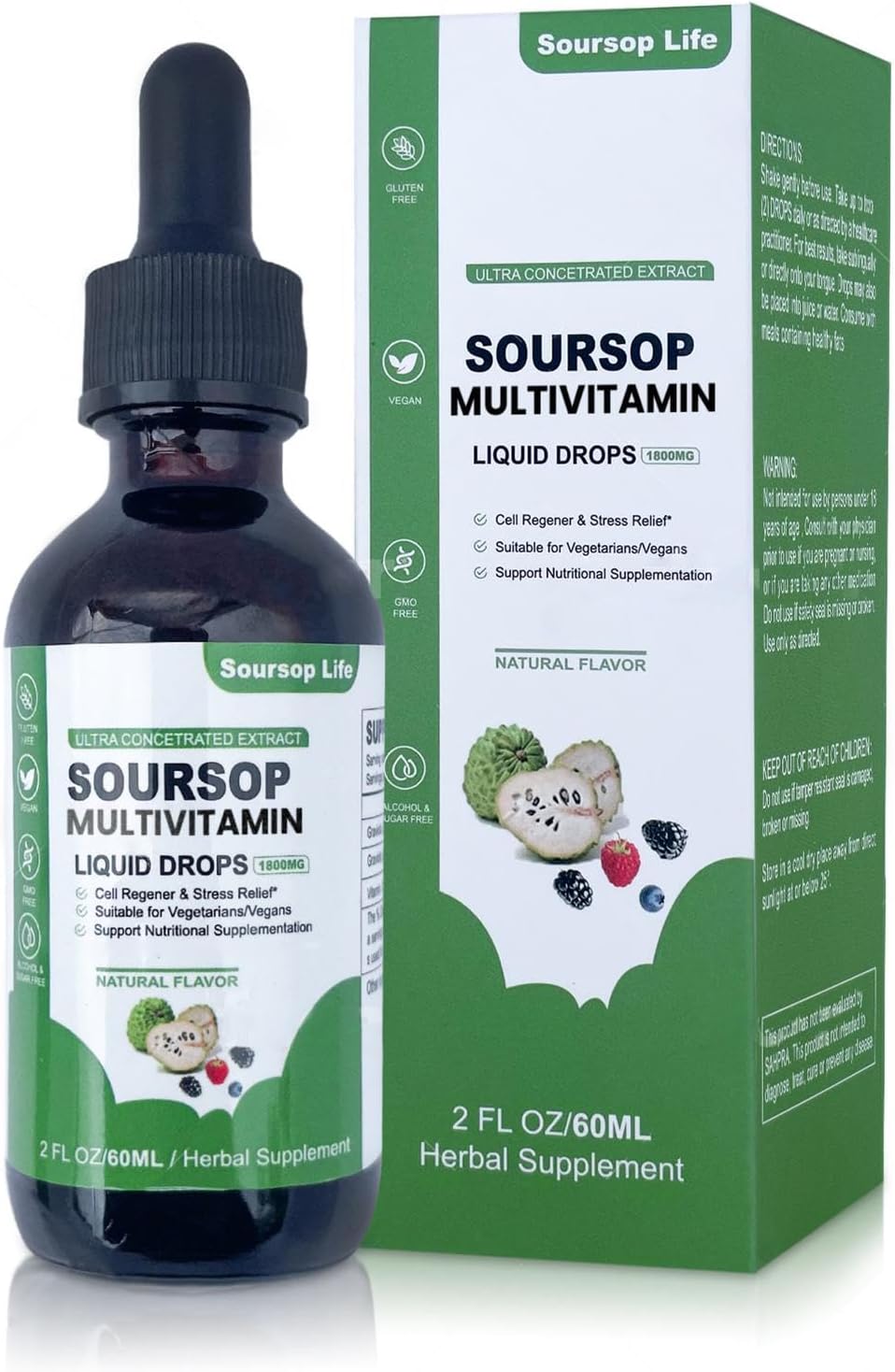 Levio Pure Soursop 10 in 1 Liquid Drops